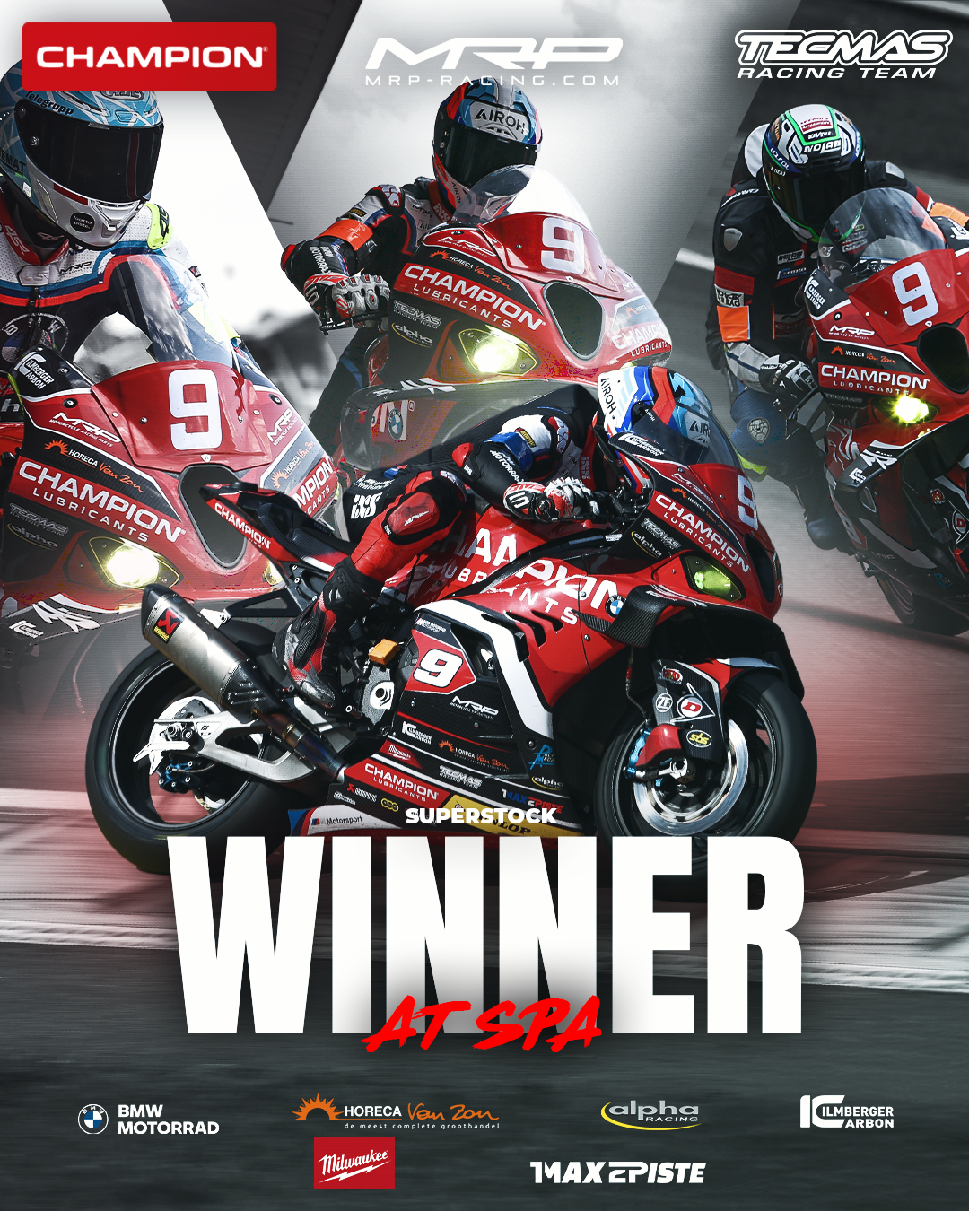 DESIGN - WINNER AT SPA